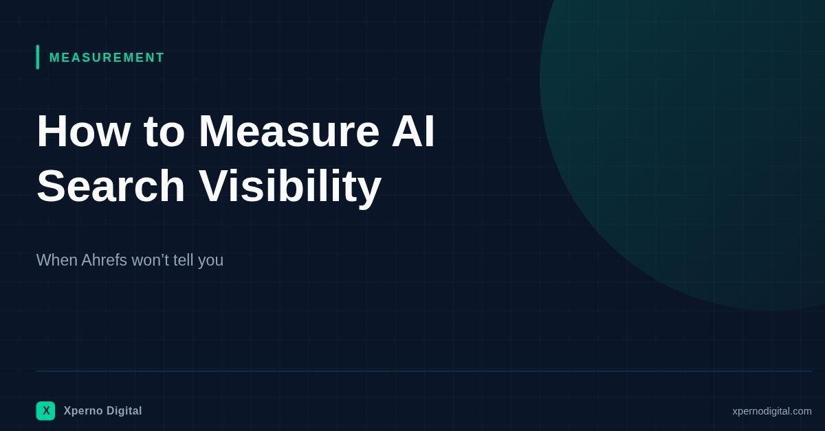Can you measure AI search visibility with existing SEO tools