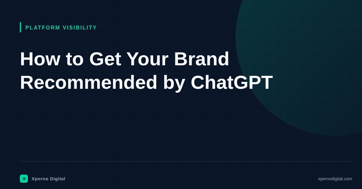 How does ChatGPT decide which brands to recommend