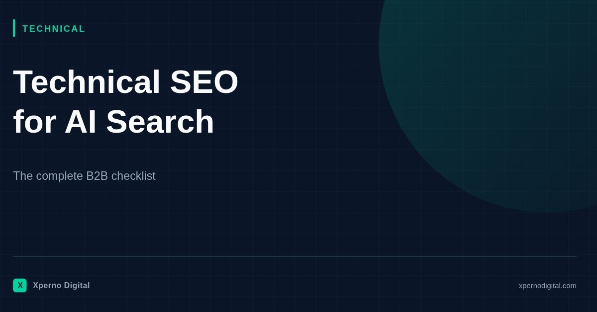 What technical work affects AI search visibility