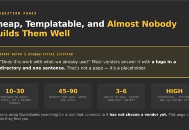 Why do integration pages matter