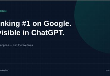 Why does a #1 ranking page not appear in ChatGPT
