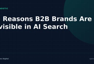 Why is my brand not showing up in AI search