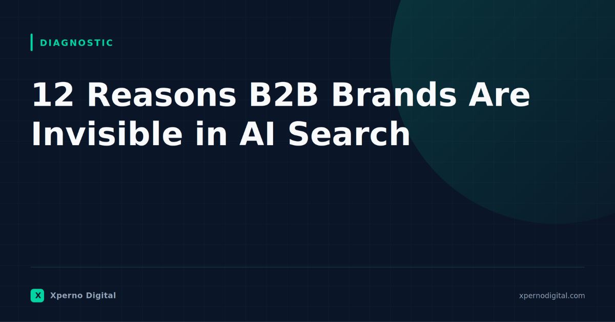 Why is my brand not showing up in AI search